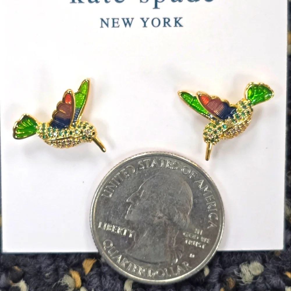 Kate Spade Dazzling Daisy Hummingbird Studs
